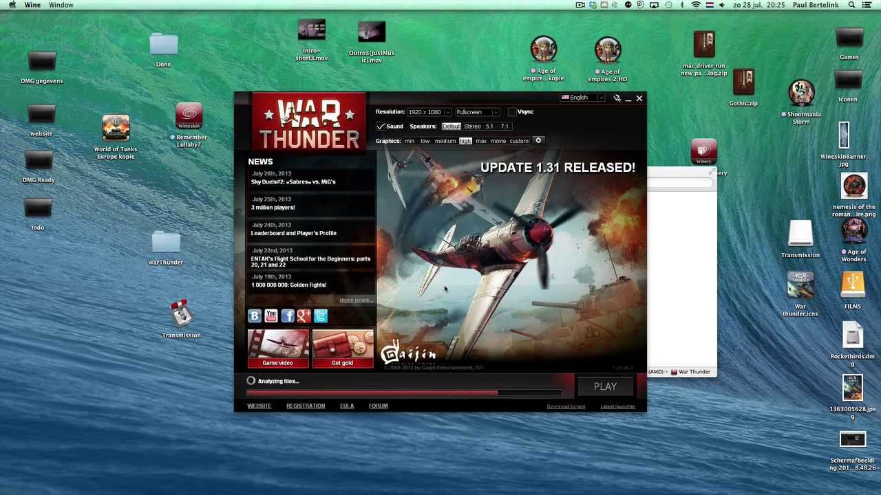 Is War Thunder For Mac